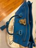 Michael Kors 100% Leather Blue Green Leather Tote One size - photo 12