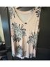 Maurices Floral Pink Blue White Sleeveless Top Size M - photo 3