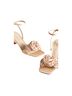 Anthropologie Floral Tan Ivory Heels Size 6 - photo 1