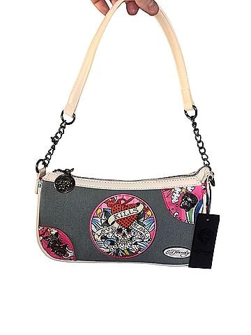 Ed Hardy Leather Clutch (view 2)