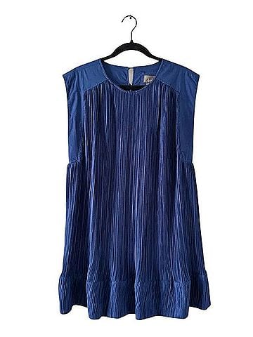 Anthropologie Cap-Sleeve Plisse Casual Dress (view 1)