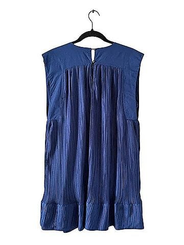Anthropologie Cap-Sleeve Plisse Casual Dress (view 2)