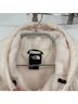 The North Face 100% Recycled Polyester Solid White Ivory Jacket Size XL - photo 3
