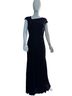 Theia Blue Purple Cocktail Dress Size 6 - photo 1
