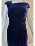 Theia Blue Purple Cocktail Dress Size 6 - photo 5