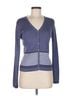Ann Taylor 100% Silk Blue Cardigan Size M - photo 1