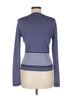 Ann Taylor 100% Silk Blue Cardigan Size M - photo 2