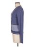 Ann Taylor 100% Silk Blue Cardigan Size M - photo 3