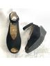 FLY London 100% Suede Print Black Sandals Size 8 1/2 - photo 10