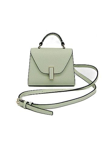 Valextra Valextra ISIDE BELT SGES0061028LOCPL99 Women's Leather Fanny Pack,Shoulder Bag Light Green (view 1)
