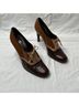 Stuart Weitzman 100% Leather Solid Brown Heels Size 8 1/2 - photo 4