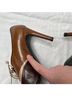 Stuart Weitzman 100% Leather Solid Brown Heels Size 8 1/2 - photo 7