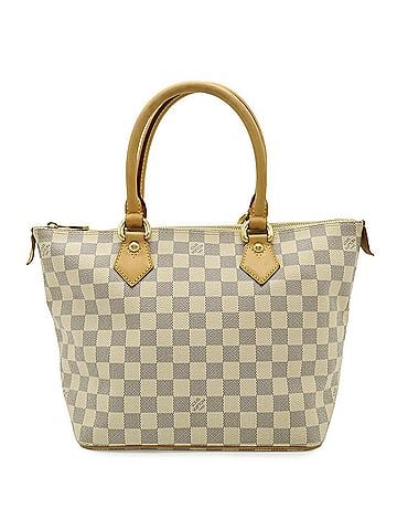 Louis Vuitton LOUIS VUITTON Damier Azur Saleya PM Tote Bag Handbag N51186 (view 2)