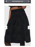 Maeve 100% Polyester Polka Dots Black Formal Skirt Size 10 - photo 6