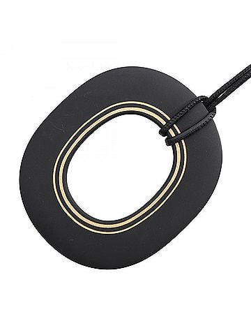 Hermès Hermes Color Précieux Necklace, Wood Jewelry, Women's, Black (view 1)