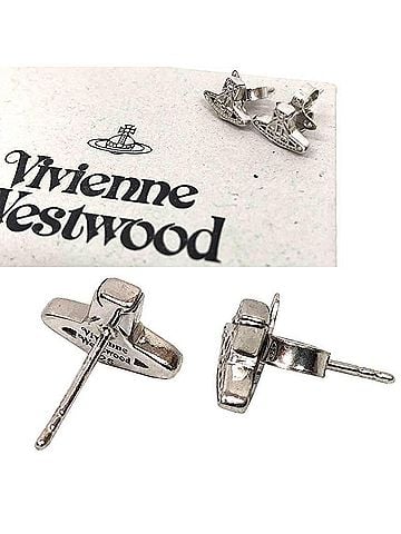 Vivienne Westwood Vivienne Westwood OSLO SILVER Orb Earrings 62010159 Sterling Silver 925 (view 2)
