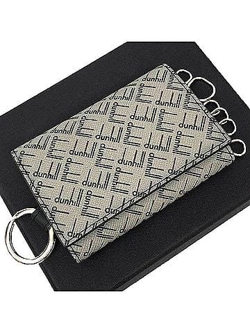 Dunhill Dunhill signature key case DU24F2178LT038R GRANITE men's wallet (view 1)