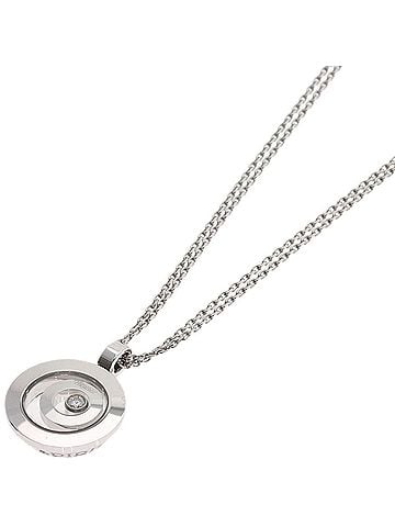 Chopard Chopard Happy Diamonds Necklace 18K White Gold Women's (view 1)