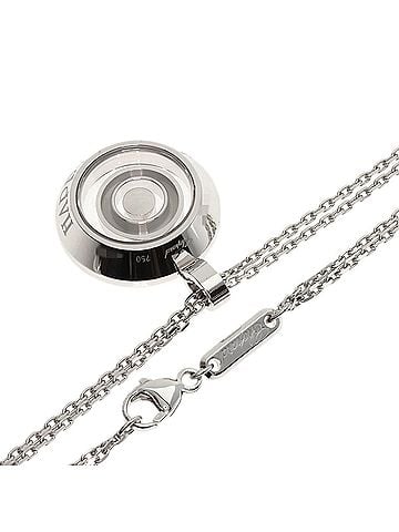 Chopard Chopard Happy Diamonds Necklace 18K White Gold Women's (view 2)