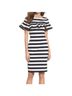 Eliza J Stripes White Blue Casual Dress Size 4 - photo 1