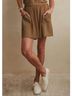 Oyun Brown Linen Shorts One size - photo 2