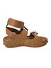 Ecco 100% Calf Leather Solid Brown Sandals Size EU 36 - photo 2