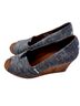 TOMS Blue Wedges Size 9 - photo 6