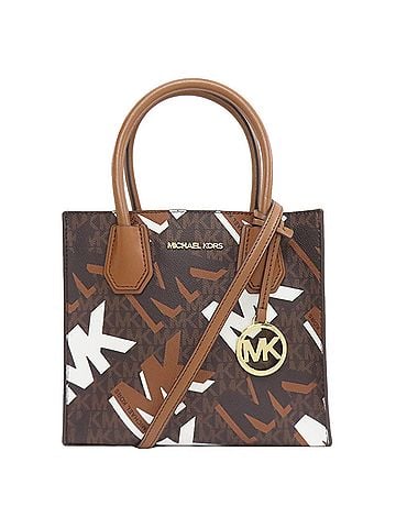 Michael Kors Michael Kors MK Signature 2-Way Handbag, PVC, Women's (view 1)