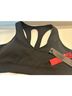 Carbon38 Solid Black Sports Bra Size L - photo 3