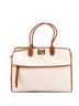 Salvatore Ferragamo Tan Brown Studio Soft Satchel Canvas Large One size - photo 1