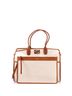 Salvatore Ferragamo Tan Brown Studio Soft Satchel Canvas Large One size - photo 3