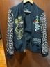 Ed Hardy 100% Polyester Animal Print Black Gold Brown Jacket Size S - photo 13