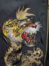 Ed Hardy 100% Polyester Animal Print Black Gold Brown Jacket Size S - photo 14