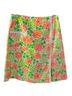 Lilly Pulitzer Floral Orange Green Casual Skirt Size 8 - photo 1