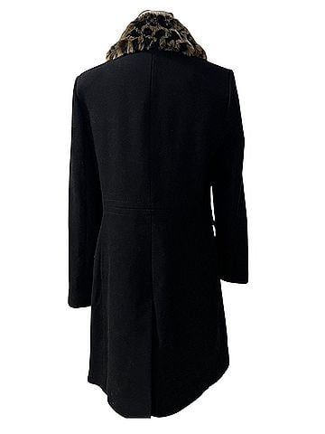 Kate Spade New York Removable Faux Fur Collar Coat (view 2)