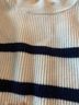 Mango Stripes Blue Casual Sweaters Size XS - photo 3