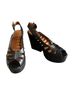 Robert Clergerie 100% Leather Solid Black Wedges Size 6 1/2 - photo 2