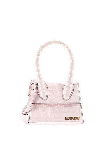 Jacquemus Le Chiquito Moyen Bag Crocodile Embossed Leather (view 1)