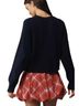 Anthropologie Animal Print Blue Cardigan Size M - photo 2