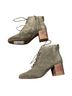 Madewell 100% Suede Green Ankle Boots Size 7 - photo 5