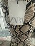 Zara Snake Print Tan Black Boots Size 11 - photo 3