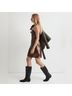 Madewell 100% Polyester Brown Cocktail Dress Size 8 - photo 5