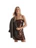 Madewell 100% Polyester Brown Cocktail Dress Size 8 - photo 4
