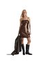 Madewell 100% Polyester Brown Cocktail Dress Size 8 - photo 1