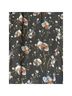 Ulla Johnson 100% Silk Floral Black Gray Short Sleeve Blouse Size 2 - photo 5