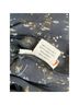 Ulla Johnson 100% Silk Floral Black Gray Short Sleeve Blouse Size 2 - photo 7