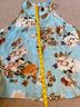 Be Cool 100% Polyester Floral Blue Multi Color Sleeveless Top Size 10 - photo 7