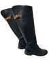 FRYE 100% Leather Solid Black Brown Boots Size 6 - photo 7