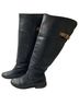 FRYE 100% Leather Solid Black Brown Boots Size 6 - photo 6