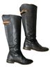 FRYE 100% Leather Solid Black Brown Boots Size 6 - photo 8